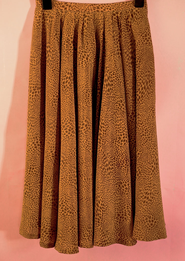Vintage Balenciaga silk skirt UK 6